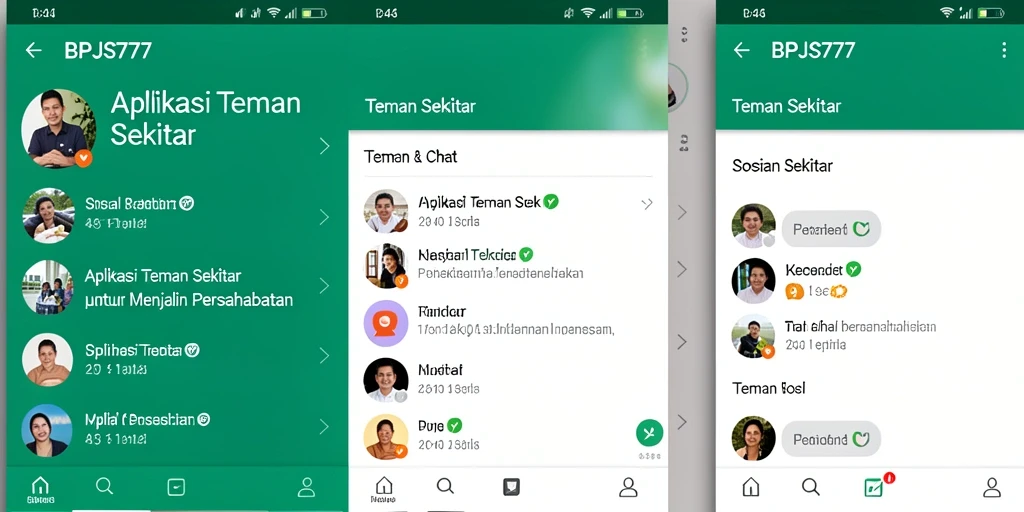 Tampilan antarmuka BPJS777 yang intuitif untuk menjalin persahabatan.