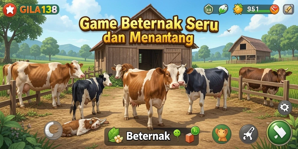 Tampilan antarmuka GILA138 yang menarik dan fungsional untuk beternak.