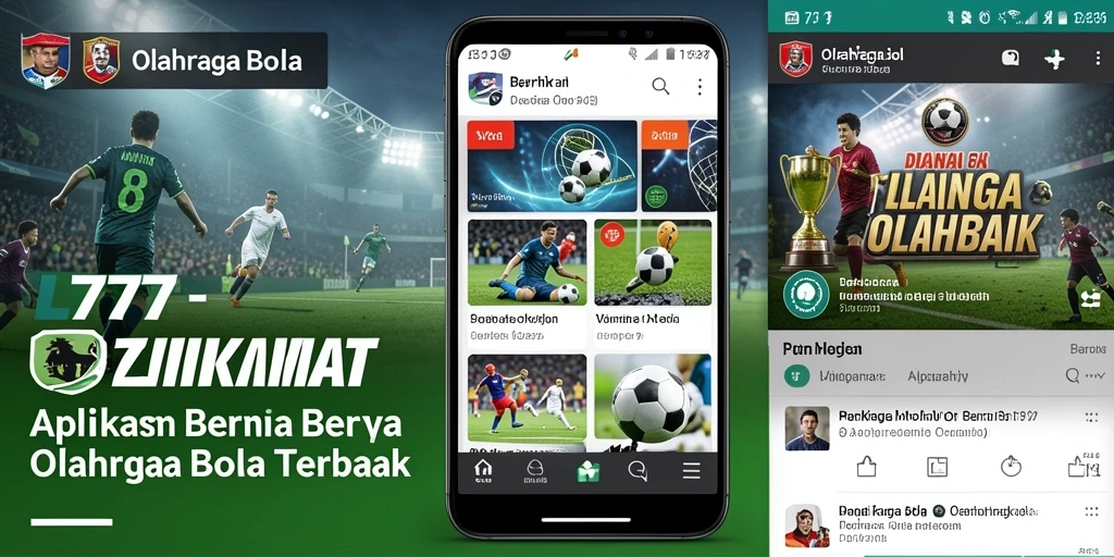 Antarmuka L777 menampilkan informasi lengkap tentang olahraga bola.