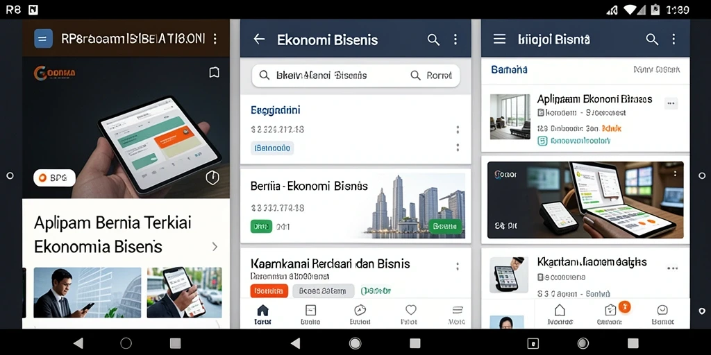 Tampilan antarmuka RP8 yang menarik dan informatif untuk pengguna.