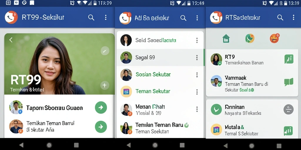 Tampilan antarmuka RT99 yang menarik dan mudah digunakan.